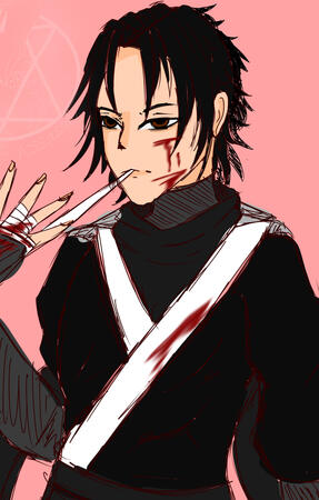 colored sketch